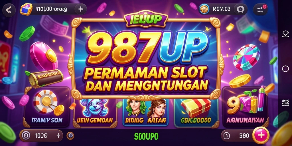 Tampilan gameplay slot 987UP yang seru dan mengasyikkan.