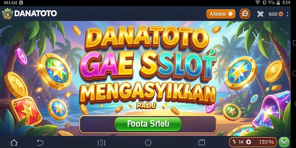 Tampilan gameplay menarik dari DANATOTO yang mengasyikkan.
