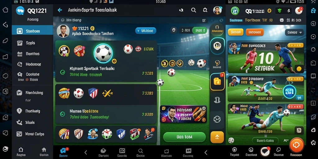 Tampilan menarik dari gameplay Sportsbook QQ1221.