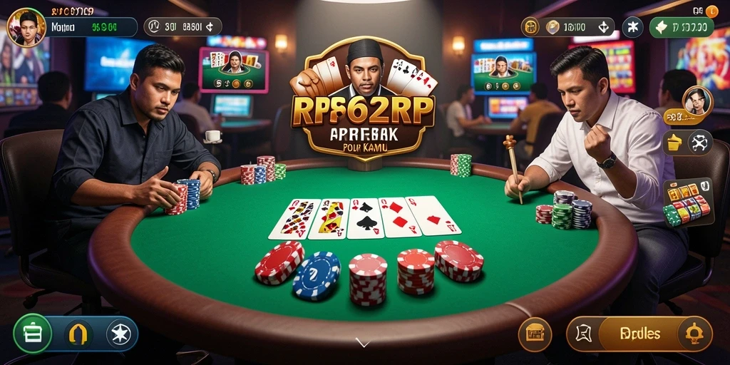 Tampilan menarik dari gameplay poker di RP62RP.